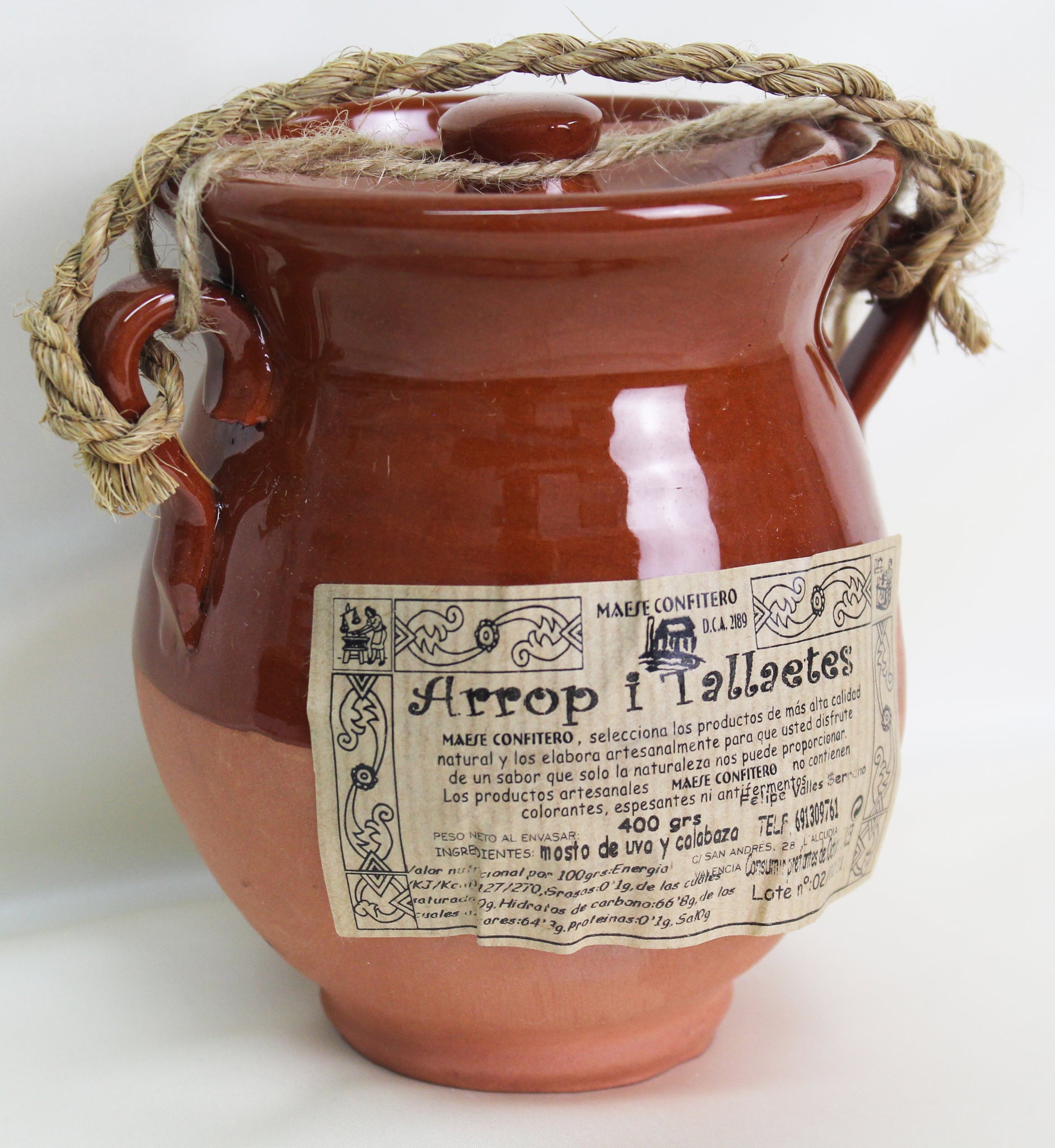 Arrop y tallaetes